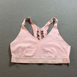 Victoria Sport Womens L Pink Strappy Back Sports Bra Activewear